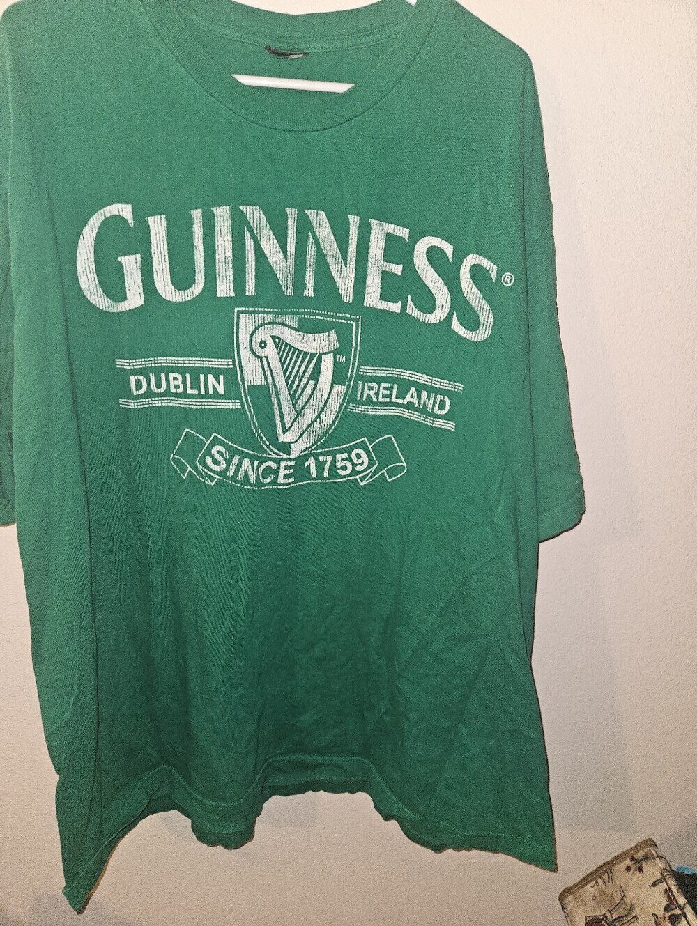 Guinness Mens Green Tshirt